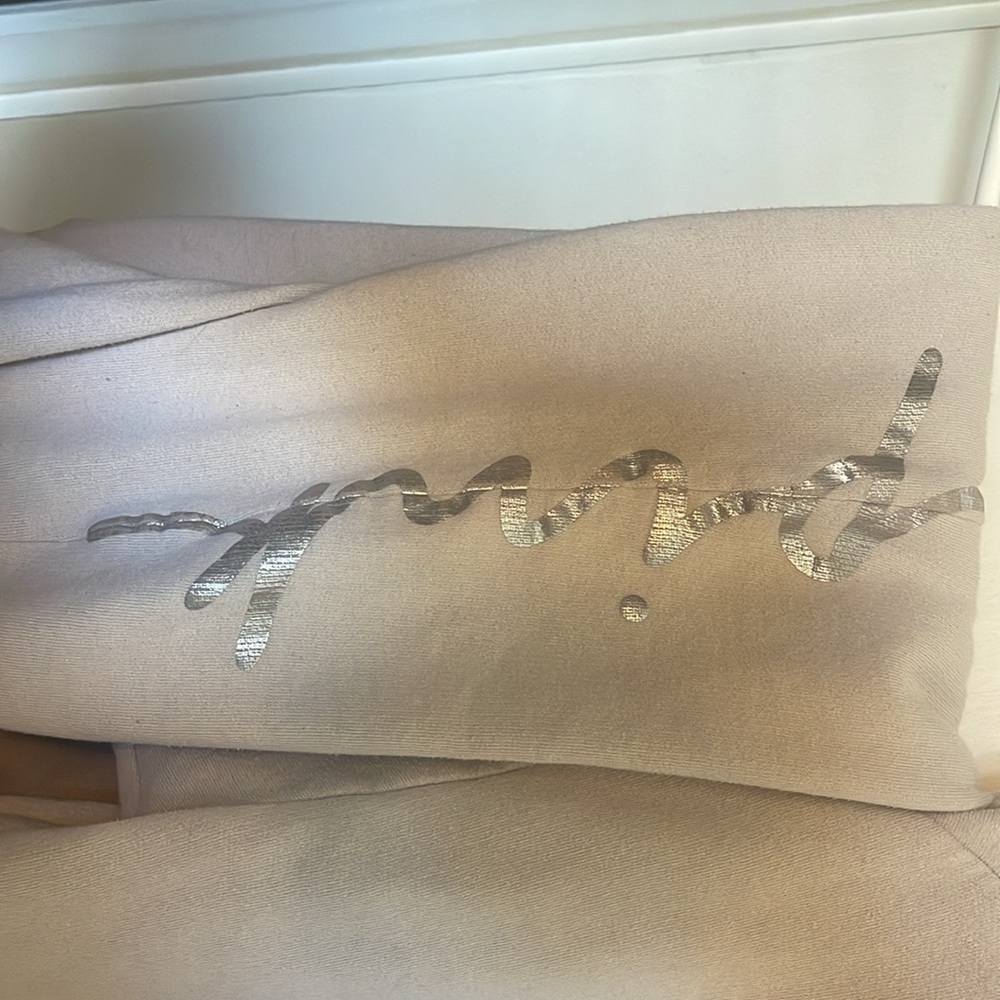 Pink Script Jogger Set S/M - image 3